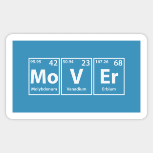 Mover (Mo-V-Er) Periodic Elements Spelling Sticker